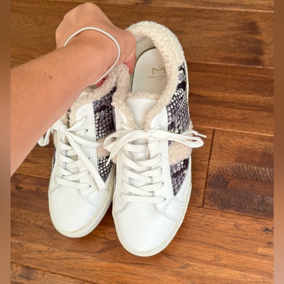 NEW Marc Fisher LTD mello leather sneakers perfect for fall Women’s size 9.5 - Picture 5 of 8